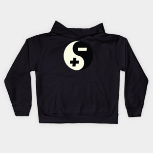 Harmony and Discord (B/W) Kids Hoodie